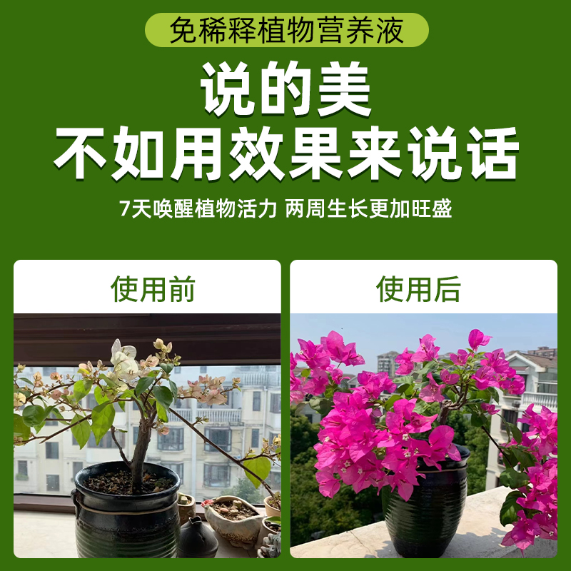 施多乐免稀释植物营养液通用型室内绿植花卉绿萝月季花肥直喷式 - 图2