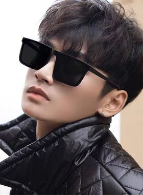 2025新款方框墨镜时尚百搭防晒高级太阳镜男开车专用偏光防紫外线