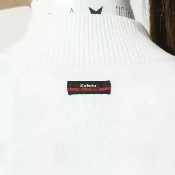 42C17 日单春秋季黑白拼色拉链开衫女户外休闲立领夹克针织外套,淘宝优惠券,粉丝福利购,淘宝优惠卷