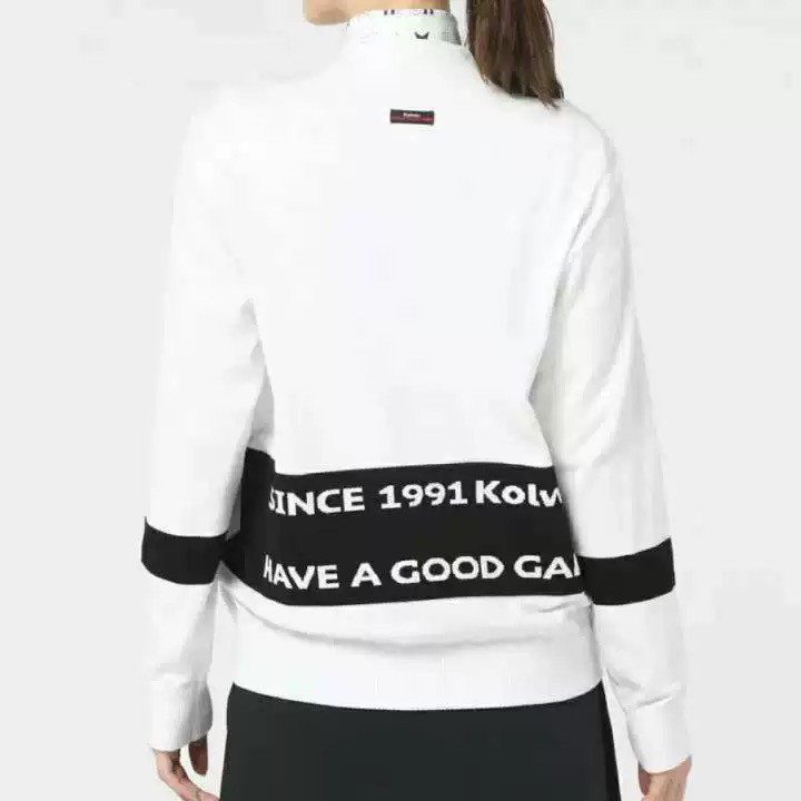 42C17 日单春秋季黑白拼色拉链开衫女户外休闲立领夹克针织外套,淘宝优惠券,粉丝福利购,淘宝优惠卷