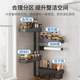 Kitchen rotary seasoning rack