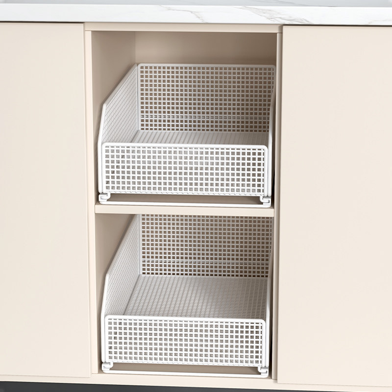 厨房抽拉式置物架橱柜内下水槽拉篮多功能抽屉式收纳盒水池下拉篮,淘宝优惠券,粉丝福利购,淘宝优惠卷