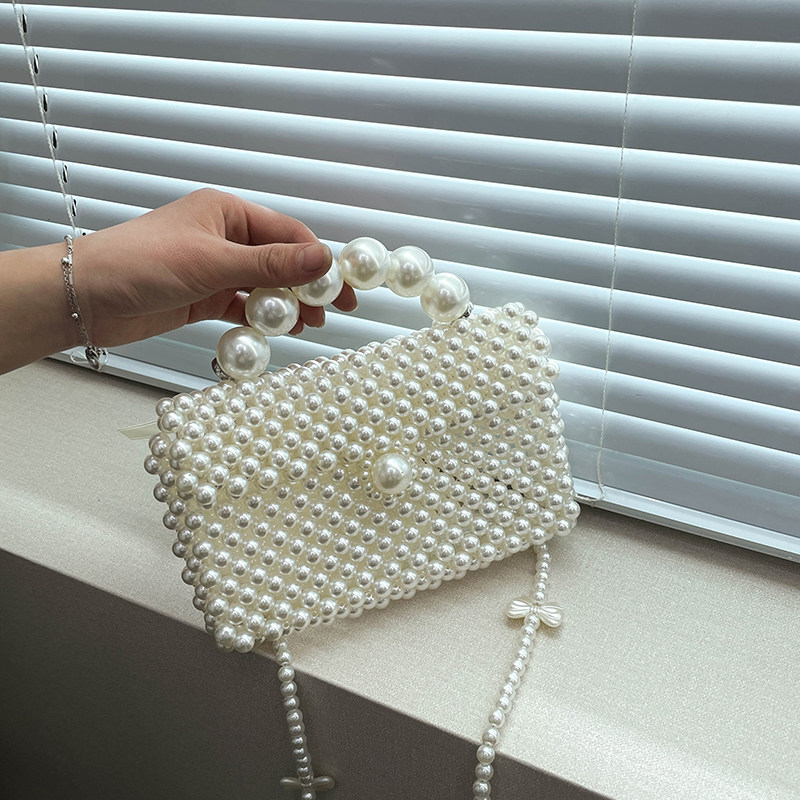 珍珠串珠diy手工编织包包材料包手缝女包小方包手提包送女友礼物,淘宝优惠券,粉丝福利购,淘宝优惠卷
