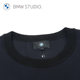 BMW STUDIO BMW men's winter tops fashionable and versatile Devin brushed round neck long sleeve men's T-shirt