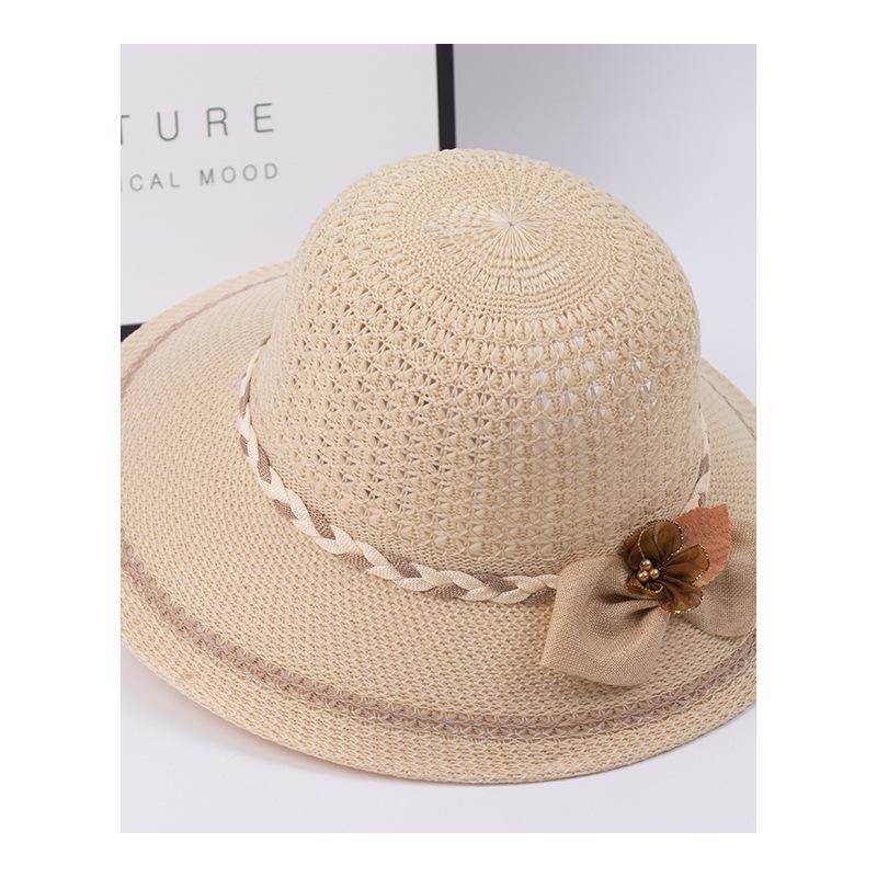 老年人帽子女春秋季薄款中年女士妈妈遮阳老太太盆帽奶奶夏天大檐 - 图3