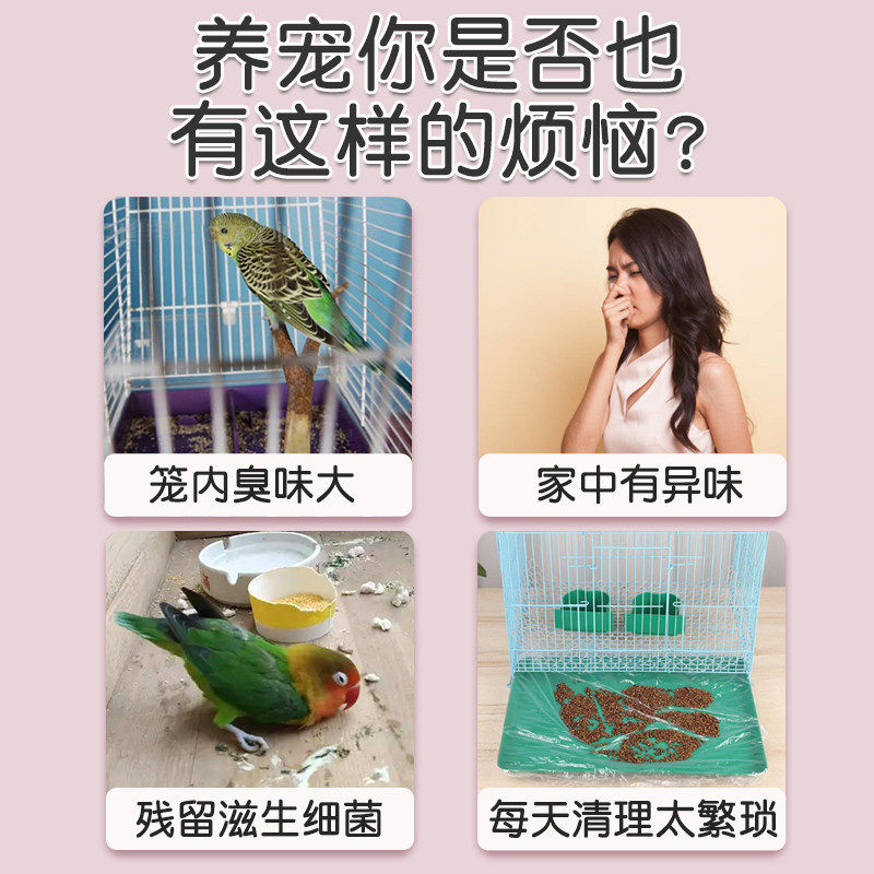 鹦鹉尿垫加厚除臭吸水宠物鸟隔尿垫一次性100片虎皮专用笼屎尿垫,淘宝优惠券,粉丝福利购,淘宝优惠卷