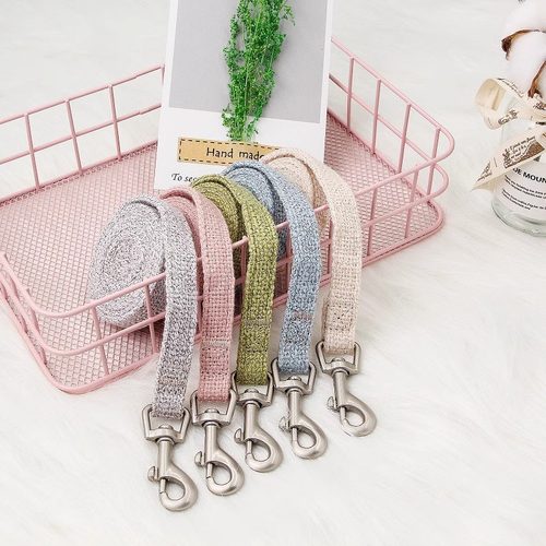 狗狗牵引绳小型幼犬胸背带可调节不勒脖比熊泰迪柯基土狗专用项圈 - 图2