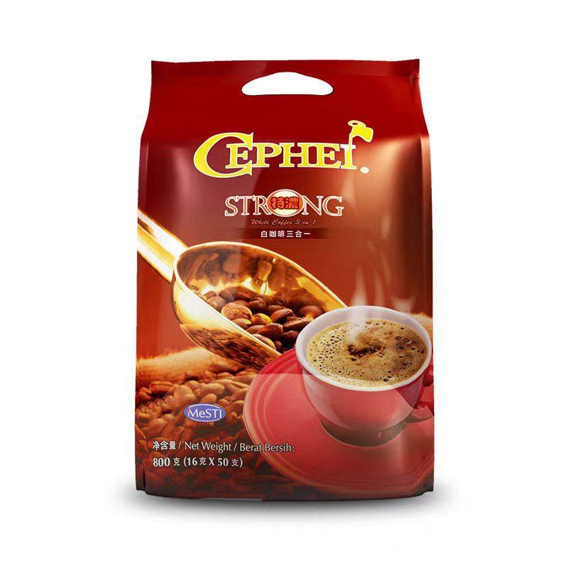 2025.6 马来西亚进口Cephei奢斐三合一特浓白咖啡800g(16g*50条),淘宝优惠券,粉丝福利购,淘宝优惠卷