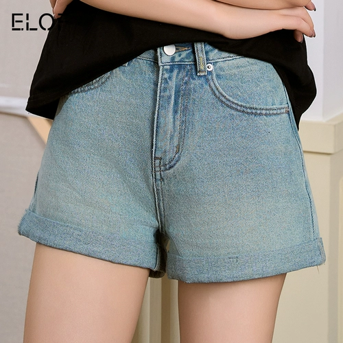 ELOF Летняя футболка, приятная телу джинсовая юбка, шорты, комплект