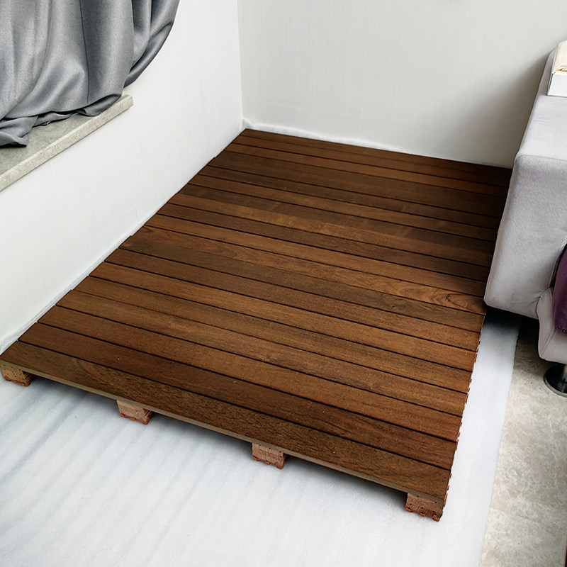 定制架空防腐木阳台实木地板户外花园露台防水室外庭院龙骨板抬高,淘宝优惠券,粉丝福利购,淘宝优惠卷