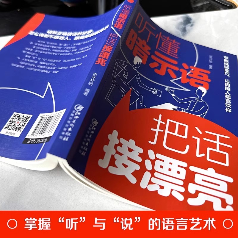 听懂暗示语逻辑说服力沟通艺术全知道好好接话情商高就是会社交情商高会为人处世说服有分寸的沟通用艺术高情商表达力办事的艺术 - 图1