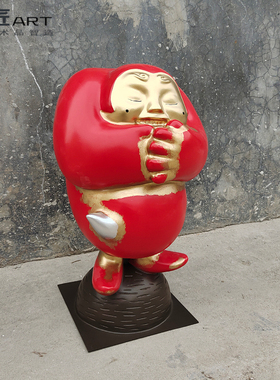 巧匠玻璃钢装饰室内现代雕塑