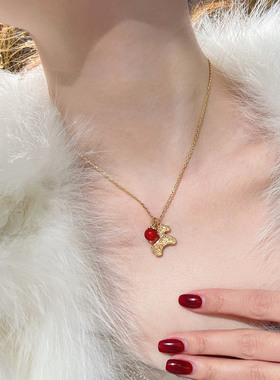 【晁然推荐】莓拉「驮金载柿」马年轻奢吊坠项链/手链新年礼物