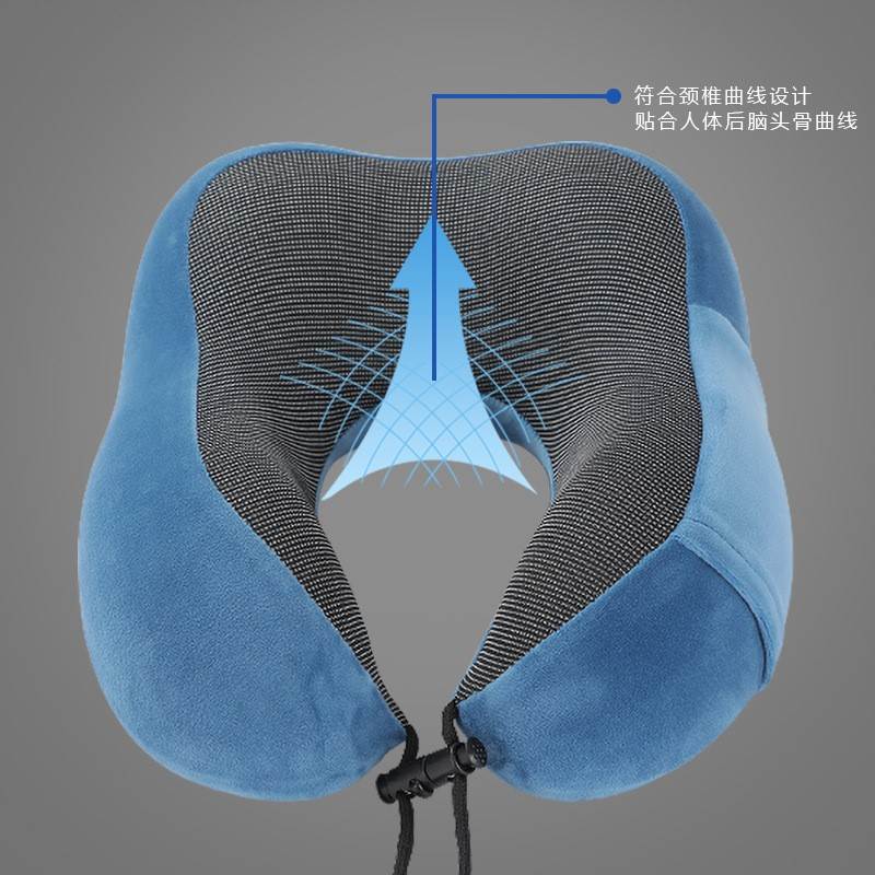保护颈椎护肩脖套u型枕头飞机旅行午睡觉围脖子记忆棉坐开车专用 - 图2