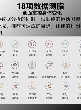 芮亚体脂秤蓝牙连接大秤面精准