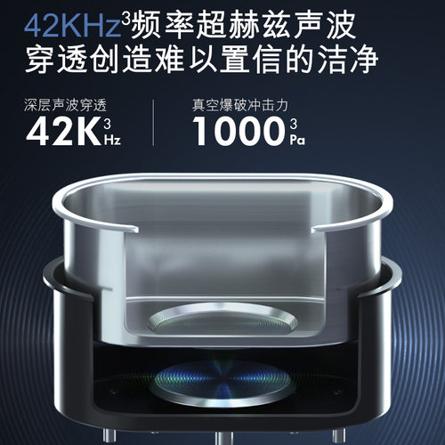 德国TINME超声波清洗机家用隐形眼镜清洗机珠宝首饰手表洗神器 - 图0