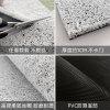 Moni entrance door floor mat is dust-repellent and stain-resistant and can be cut