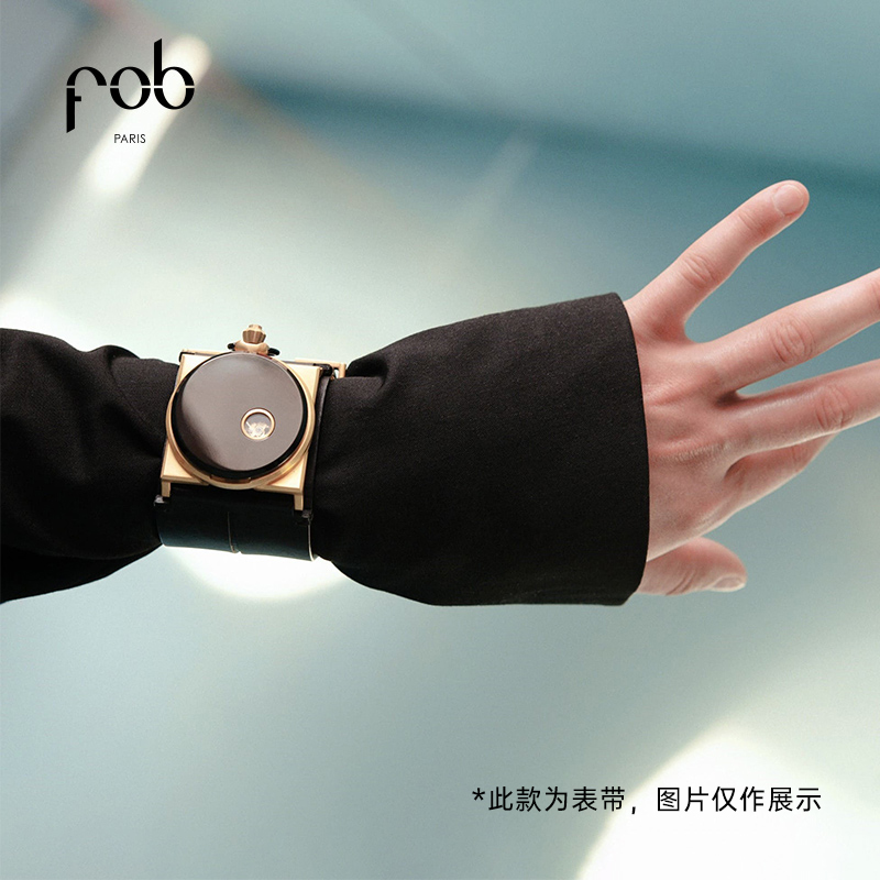 FOB手表表带 R100 精创系列  进口复古机械袖怀表皮革表带 - 图2