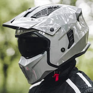 ILM摩托车头盔 男女全盔半盔复古拉力盔