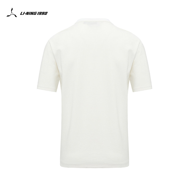 【棉】LI-NING1990 男士透气休闲运动短袖T恤 李宁1990经典系列,淘宝优惠券,粉丝福利购,淘宝优惠卷
