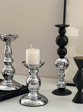 法式烛台摆件轻奢家居饰品客厅桌面高级感装饰样板间玄关酒柜摆设