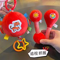 Baby vision training red ball for 0-3 months newborn baby vision chasing red soft cloth ball toy 1 year old