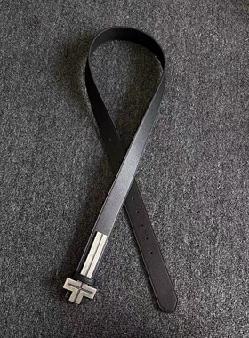 Vanan复古十字架做旧金属腰带小众vintage暗黑先锋朋克风穿搭皮带