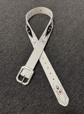 Vanan中古宫廷vintage小众复古铆钉腰带重工朋克y2k男女皮带ins风