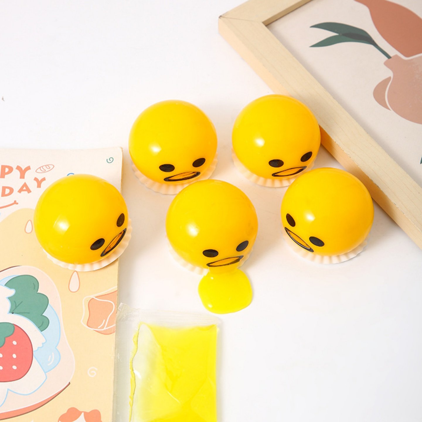 呕吐蛋黄君捏捏乐解压玩具慢回弹仿真鸡蛋发泄减压神器创意整蛊,淘宝优惠券,粉丝福利购,淘宝优惠卷