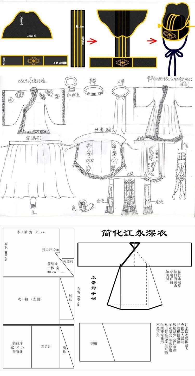 汉服设计制作教程打版制图软件绘制剪裁成衣入门精通自学视频教程