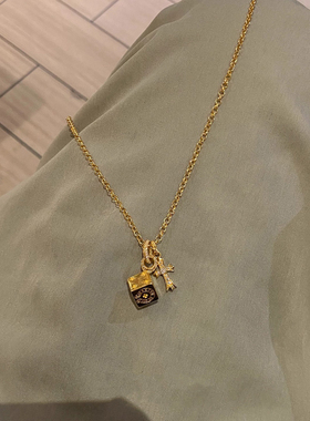 十字架项链女配饰轻奢小众锁骨链