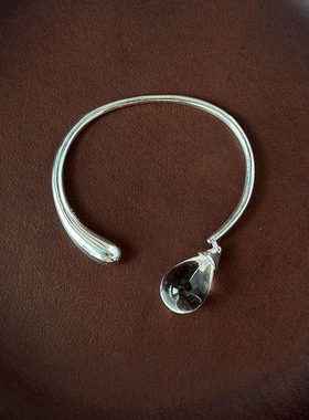 小灯泡~冰透水滴手镯女2026新款