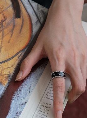 十字架戒指女小众设计轻奢高级感