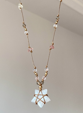 星星编绳项链女2026新款独特配饰