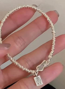 叠戴小鱼盘缠手链轻奢小众精致