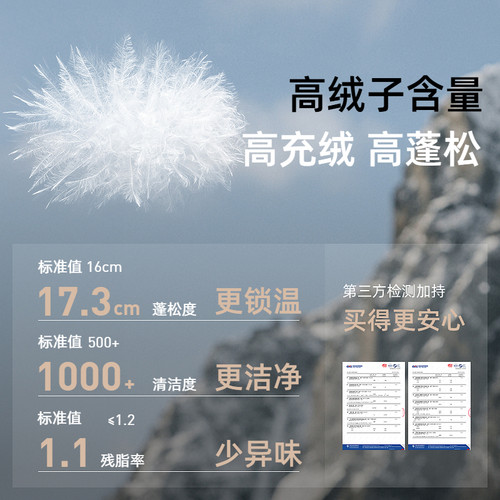 BOYLONDON黑色中长款羽绒服冬时尚保暖连帽男女款90绒外套N26900 - 图0