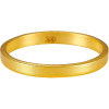Chinese gold 999 solid gold ring aperture ring plain ring for men and women couples birthday and holiday gifts recommended