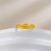 Chinese gold 999 pure gold ring female Mobius new style birthday holiday gift for girlfriend and wife