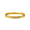 Chinese pure gold hollow solid mouth crushed ice ring new style birthday holiday gift recommendation