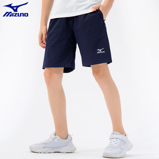 Mizuno美津浓KIDS儿童夏款梭织运动短裤夏季中大男童薄款透气2025