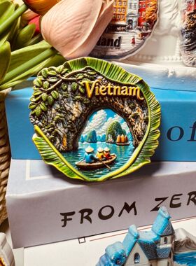 越南下龙湾创意景点旅游纪念品伴手礼家居装饰品收藏品磁性冰箱贴