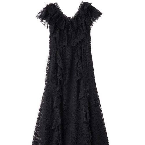 年终现货包邮 UMII日本代购 cocodeal  荷叶边蕾丝连衣裙75515191 - 图1