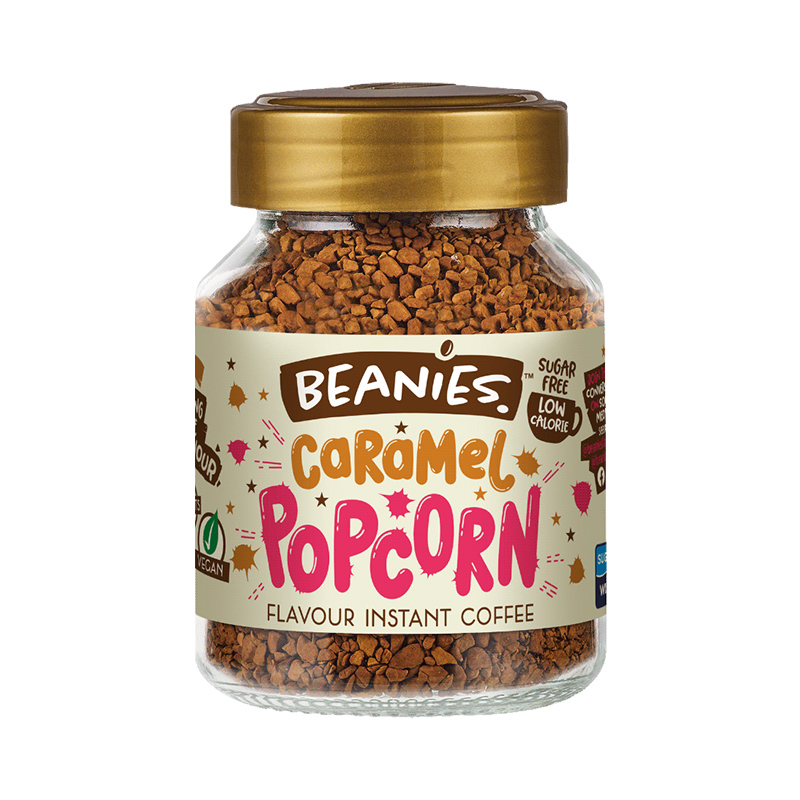 Beanies贝尼诗英国进口速溶咖啡 非常香草风味冻干咖啡黑咖啡粉 - 图3