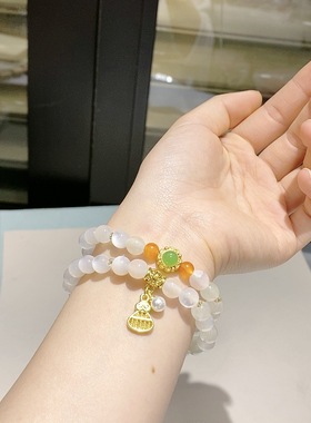 海云母多圈手串七彩色送闺蜜朋友