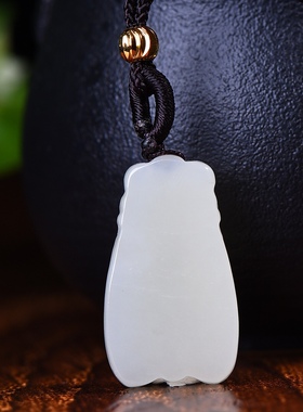 和田玉金蝉吊坠挂件男女项链配饰