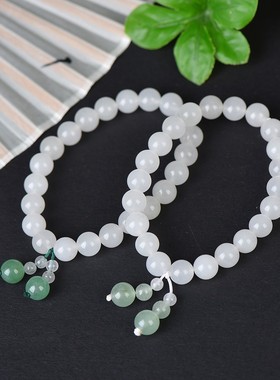 金丝玉手链女生手串简约饰品配饰