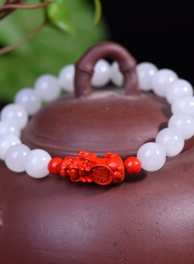 和田玉貔貅手链女生手串情侣配饰