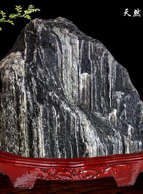泰山石敢当摆件真泰山石天然原石阳石办公室靠山客厅镇宅纳财补角