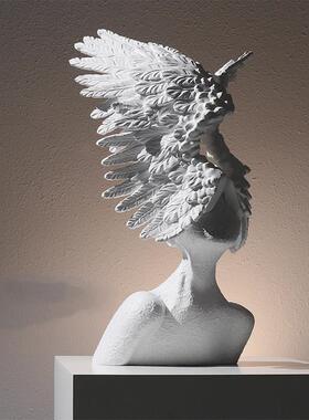 简约现代轻奢家居创意艺术人物雕塑摆件售楼处软装饰品样板房摆设