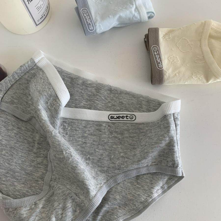 树懒少女日系简约纯棉内裤女生中腰5A抗菌学生短裤柔软透气三角裤,淘宝优惠券,粉丝福利购,淘宝优惠卷